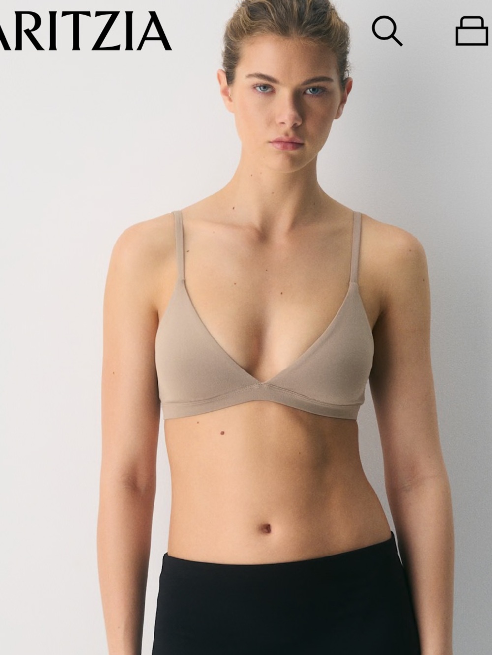 Aritzia Contour Amity Bralette in Nude NWOT